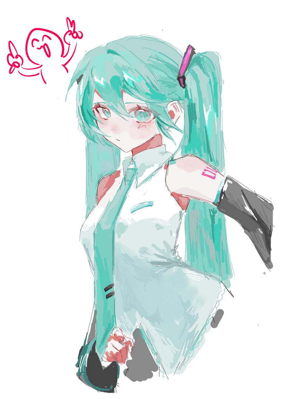 絵チャ行ってきた Illust of むしお medibangpaint