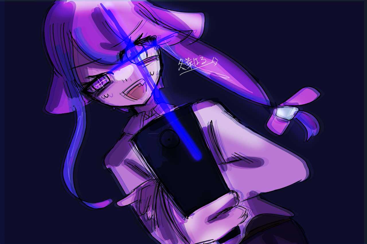 〘ケツイガミナギッタ〙 Illust of 冬華はる doodle oc