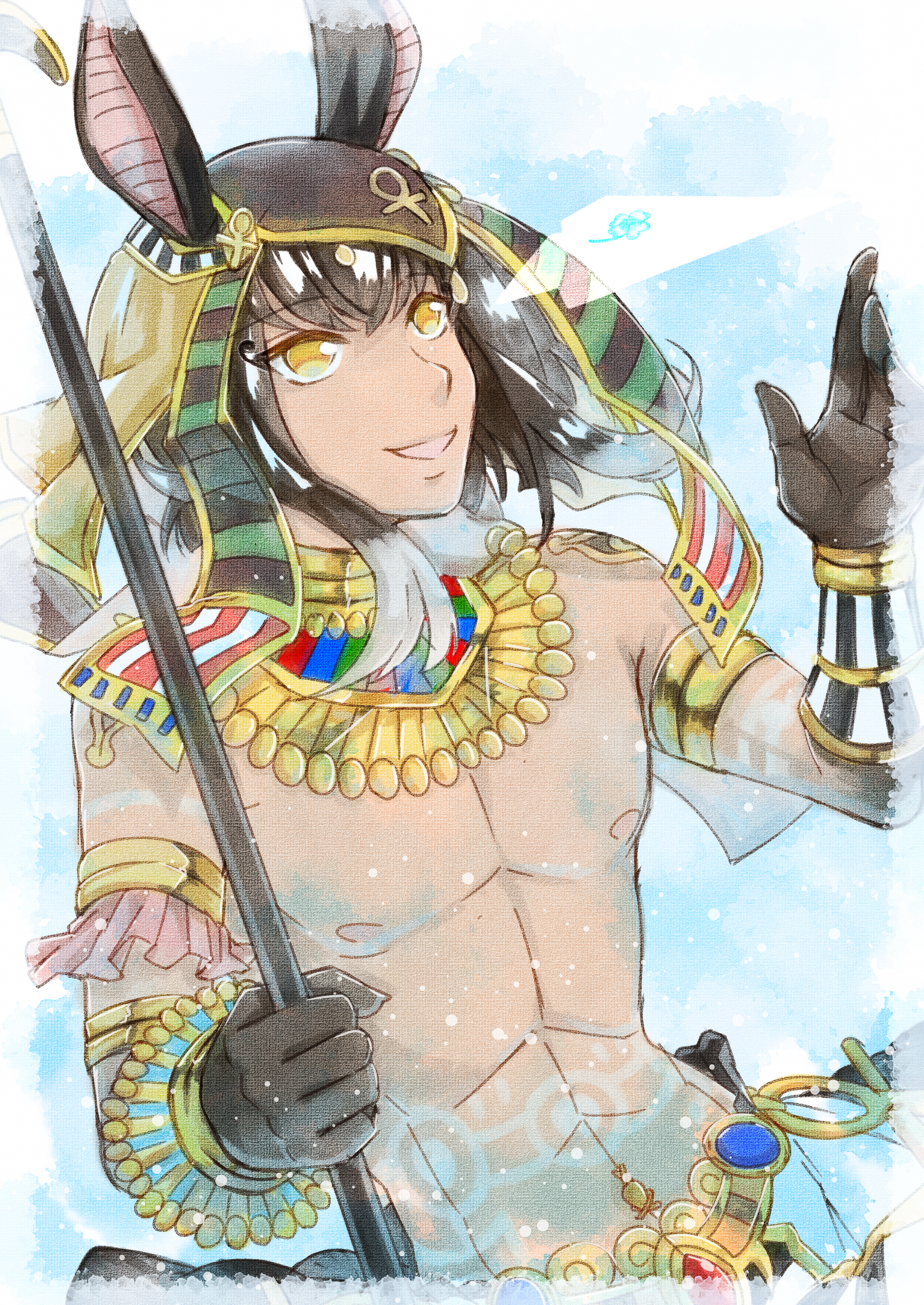 風の便りと150人リレー アヌビス その2 紗吽猫 お仕事募集中 Illustrations Art Street