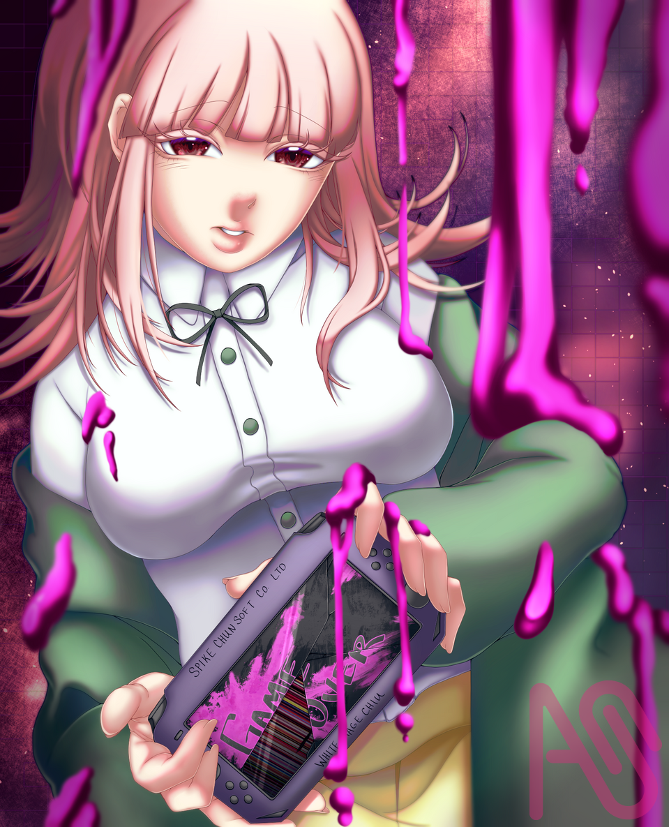 Game Over Illust of Chiu DanganronpaCreativeContestIllustrationCategory fanart Danganronpa2 Danganronpa nanamichiaki