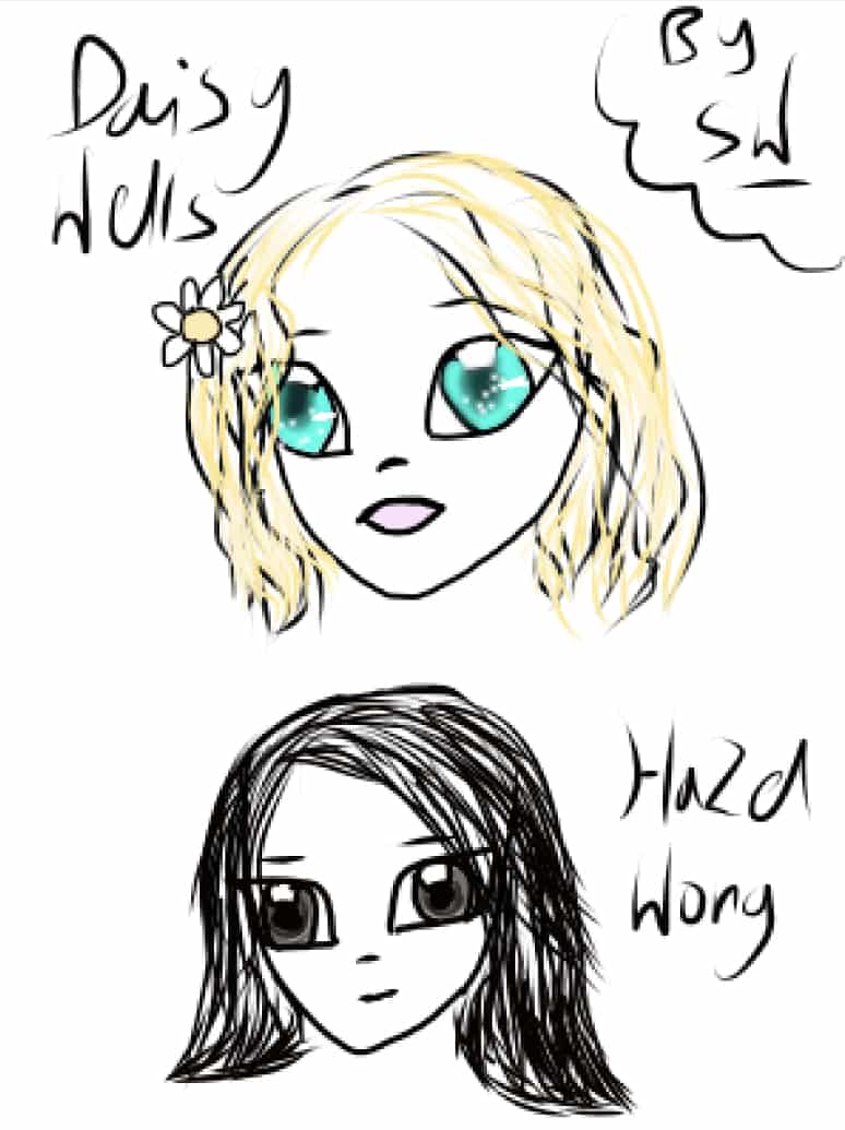 Daisy Wells and Hazel Wong Silverwolf09 Illustrations ART street