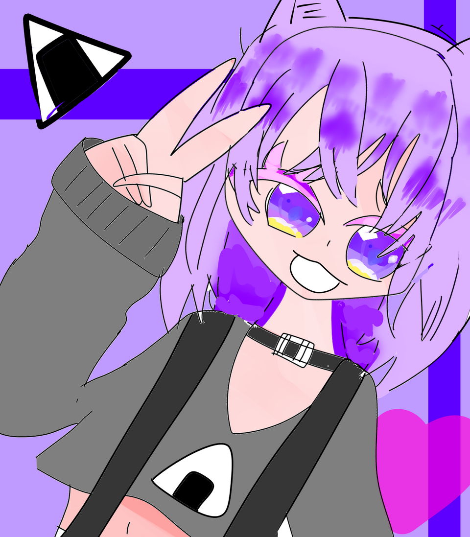 おかゆん💕猫又おかゆ Illust of 白色しろくま　アイコン選手権開催中〜！ぜひ参加してね！！ cute medibangpaint 拡散希望 おにぎり hololive 猫又おかゆ 絵かゆ 絵柄が好みって人にフォローされたい おかゆん お目目マジかわいい‼︎