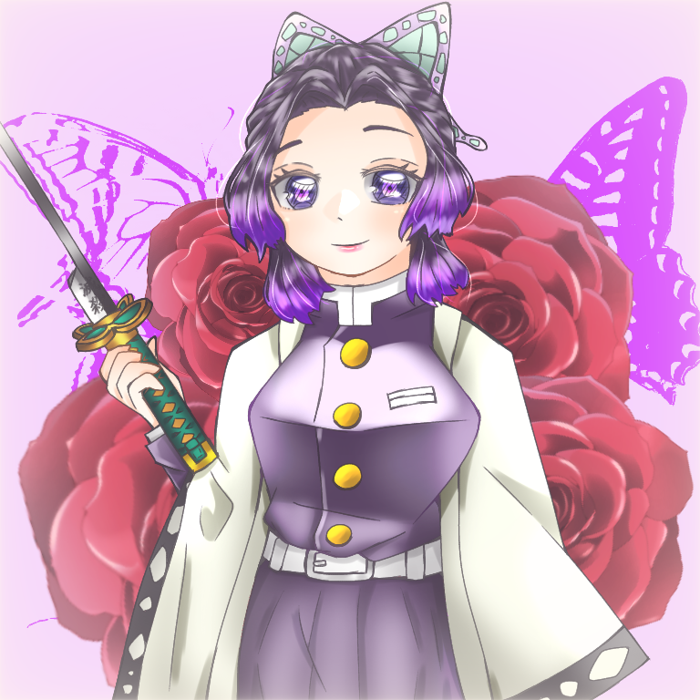 胡蝶しのぶ サドサンバナナ イラスト Art Street アートストリート