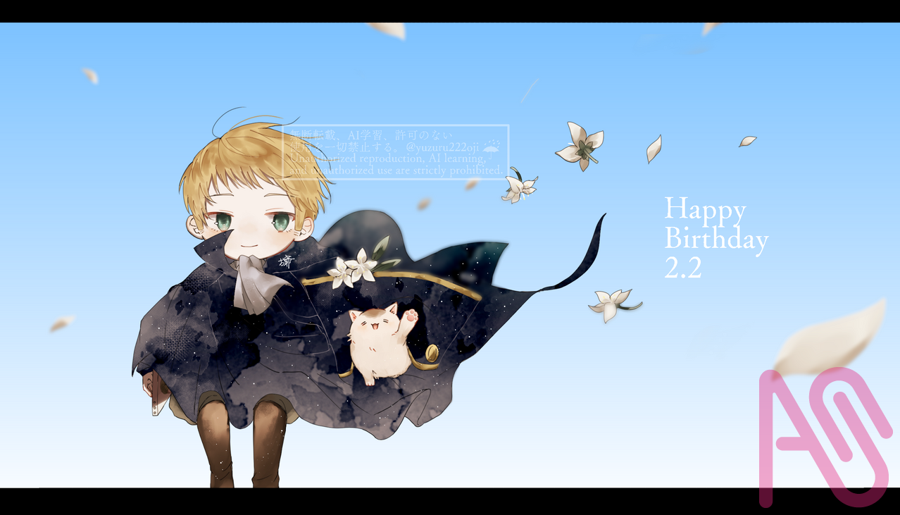 【大遅刻】神ロ誕 Illust of 御傘謙/お爺 APH 神聖ローマ ねこたりあ 誕生絵