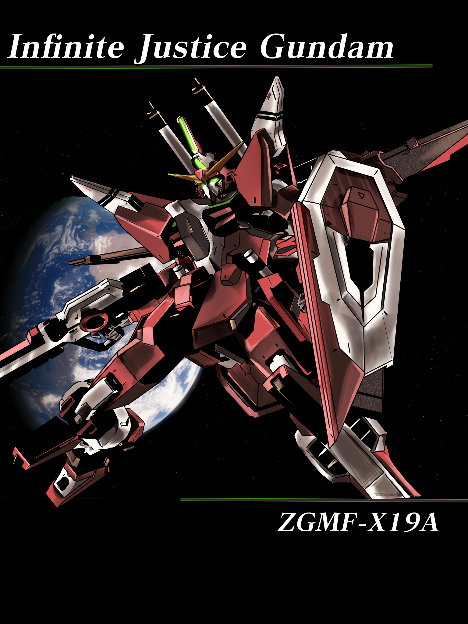 ガンプラ MG 1/100 ジャスティスガンダム 　改造　塗装完成品 ジャスティスガンダム Rg ガンプラ MG 1/100 ジャスティス