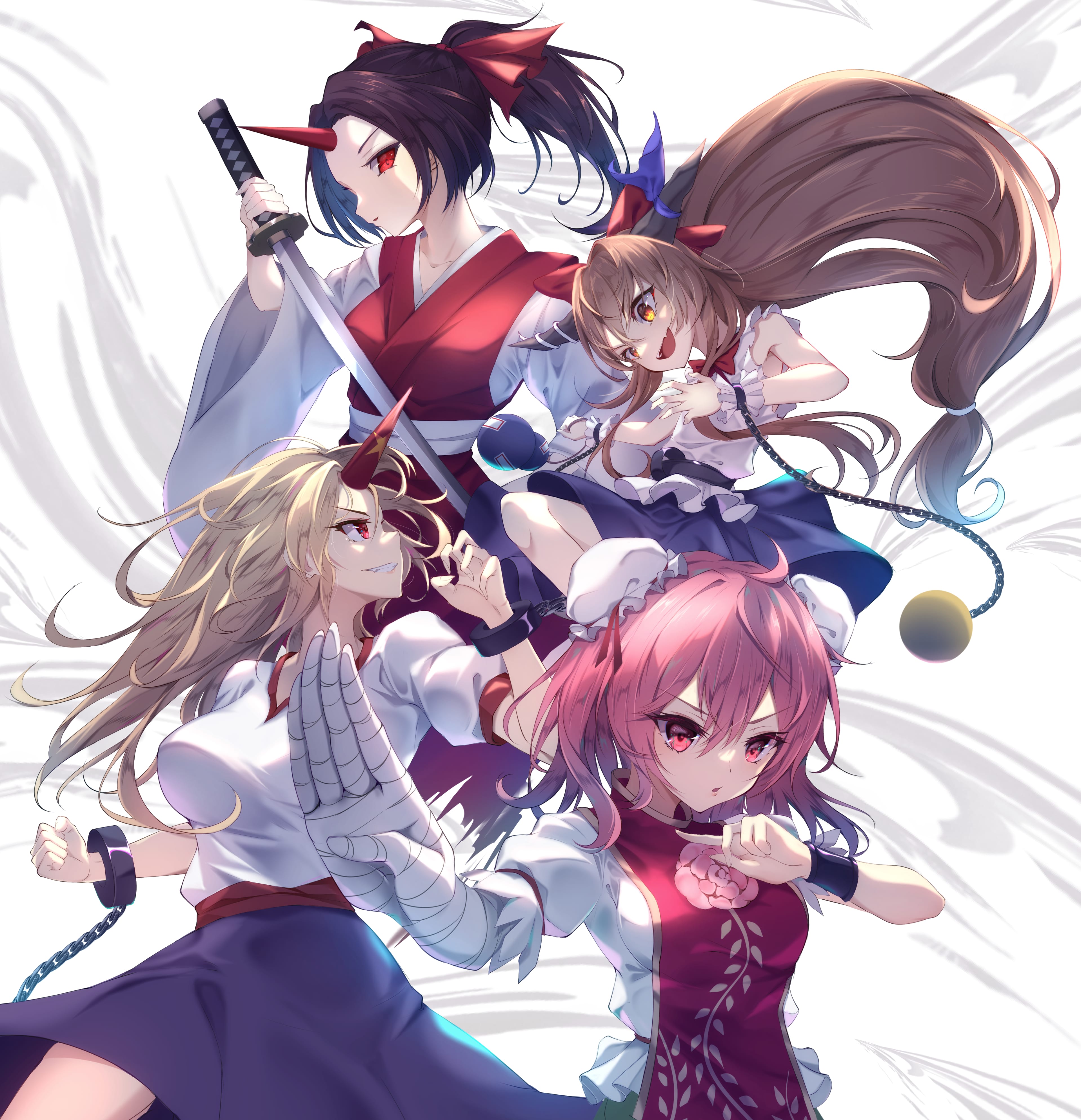 鬼の四天王 山中梅 - イラスト ART street (アートストリート)