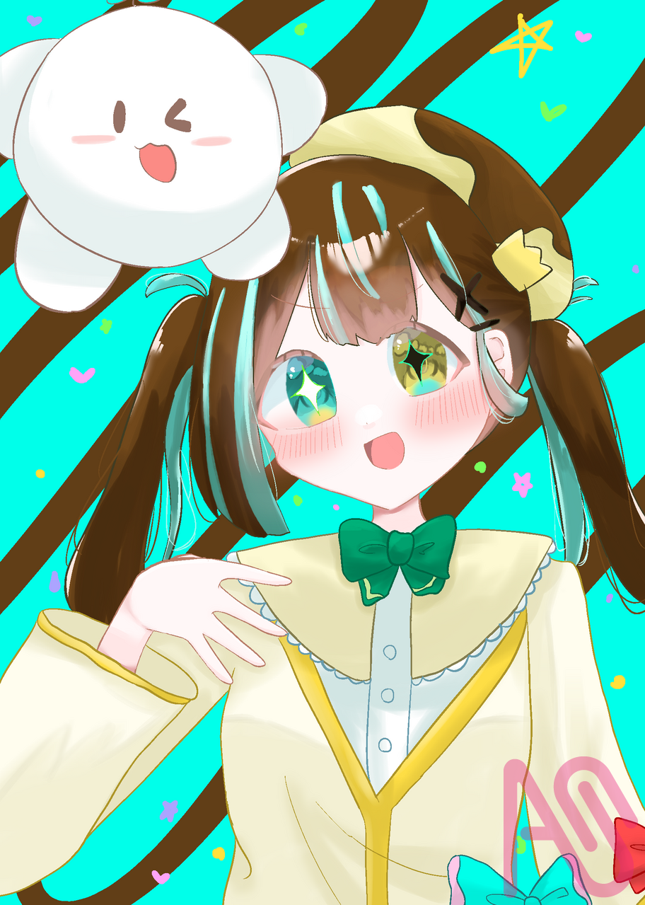 #ちょこみんとはおいしい Illust of むいむぎ✌️😎✌️代選中‼️ girl よその子 代選 ちょこみんとであーと🍫 ちょこみんとはおいしい