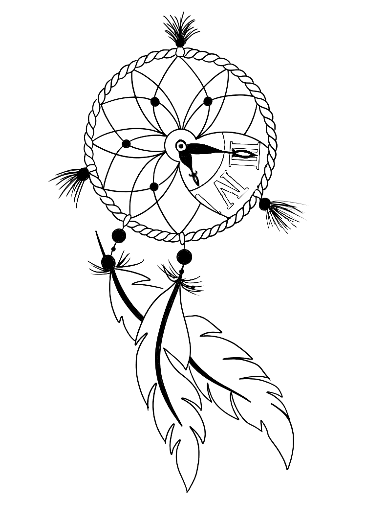 dreamcatcher + clock element ajkatattoo 插图 ART street
