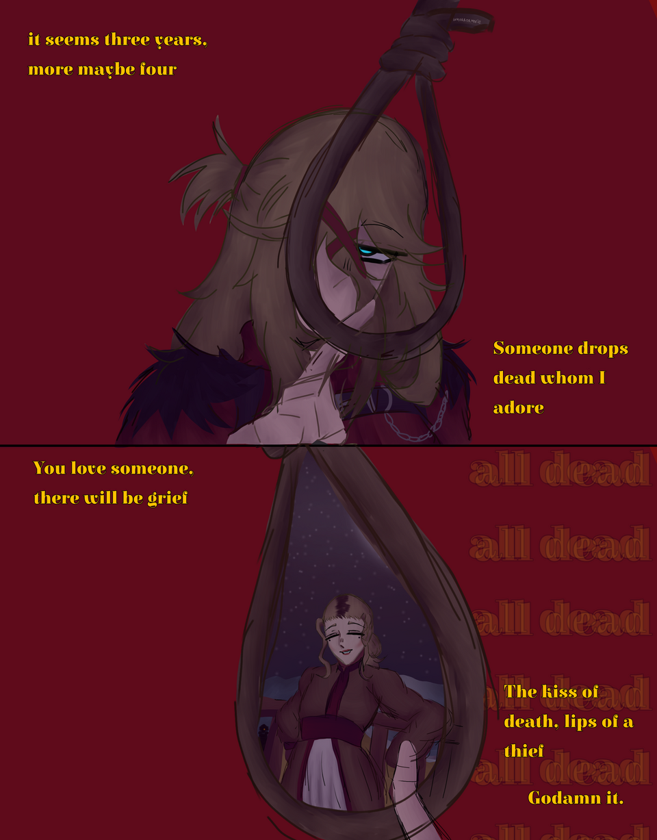 Everyone I Love is Dead Illust of WHORROR!! anime medibangpaint digital oc animegirl Gay animestyle angst ibispaint OCTORIVE