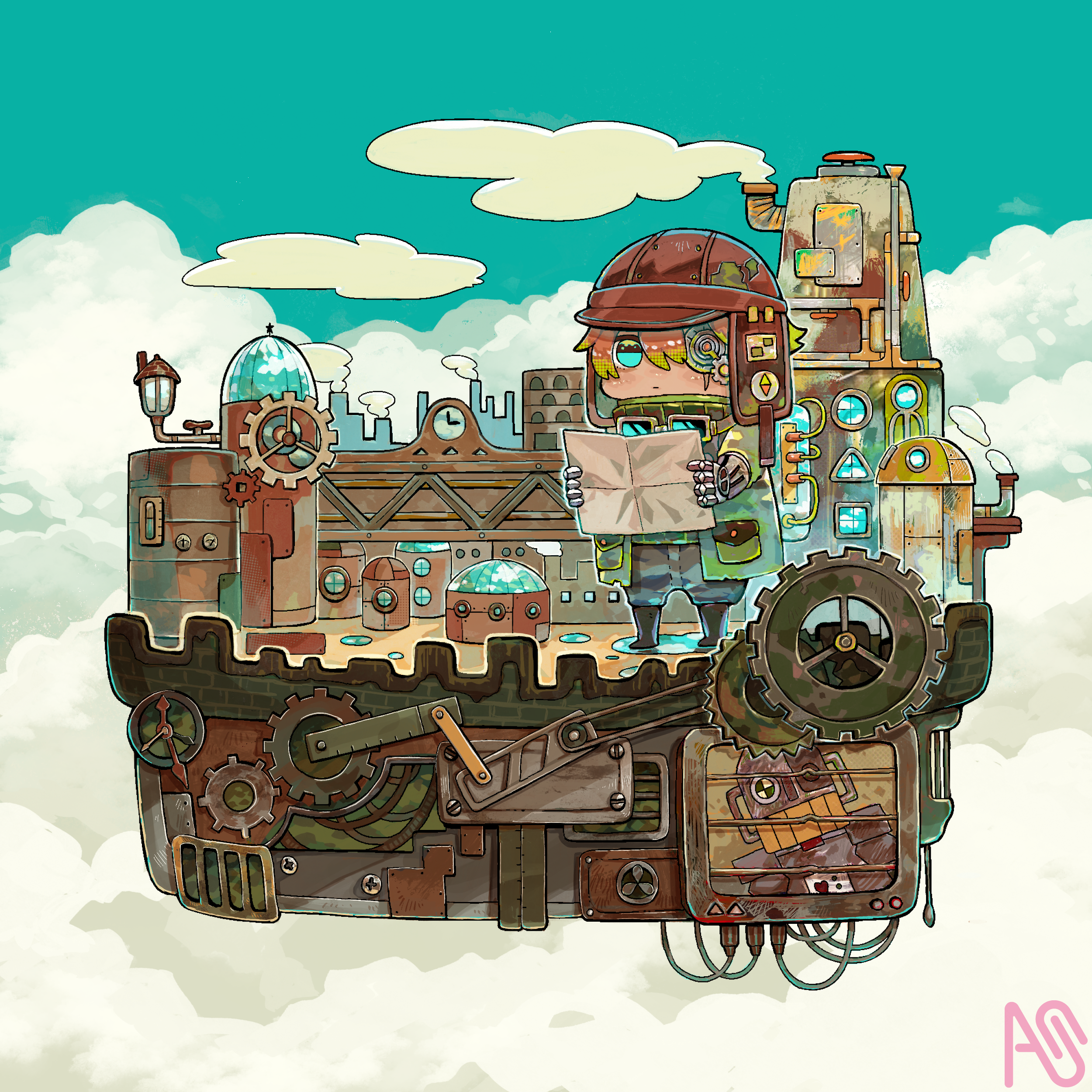 スチームパンク Ixxan ：) - イラスト ART street (アートストリート)