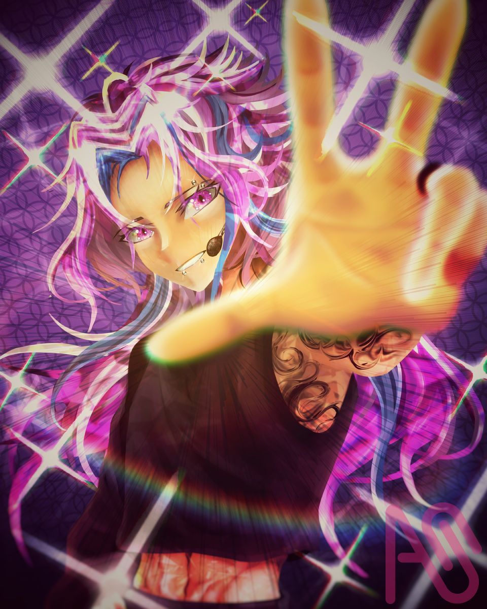 .・。.・゜✭・.・✫・゜・。. Illust of ꒷꒥꒷ Som ꒷꒥꒷ painting drawing illustration pink art anime original medibangpaint digital oc