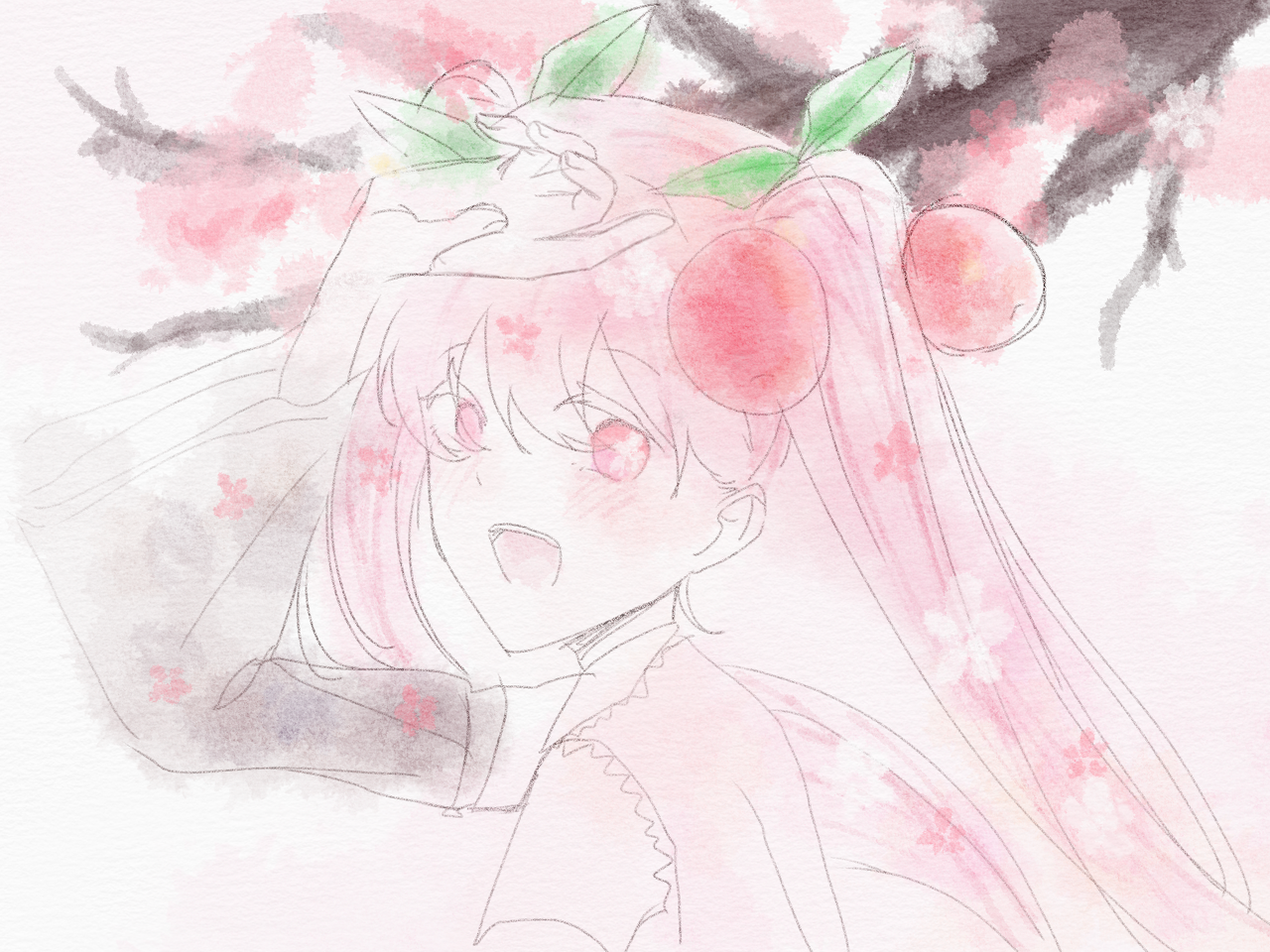 🍒🌸🍒🌸 Illust of Biles fanfic hatsunemiku VOCALOID pink さくら SakuraMiku