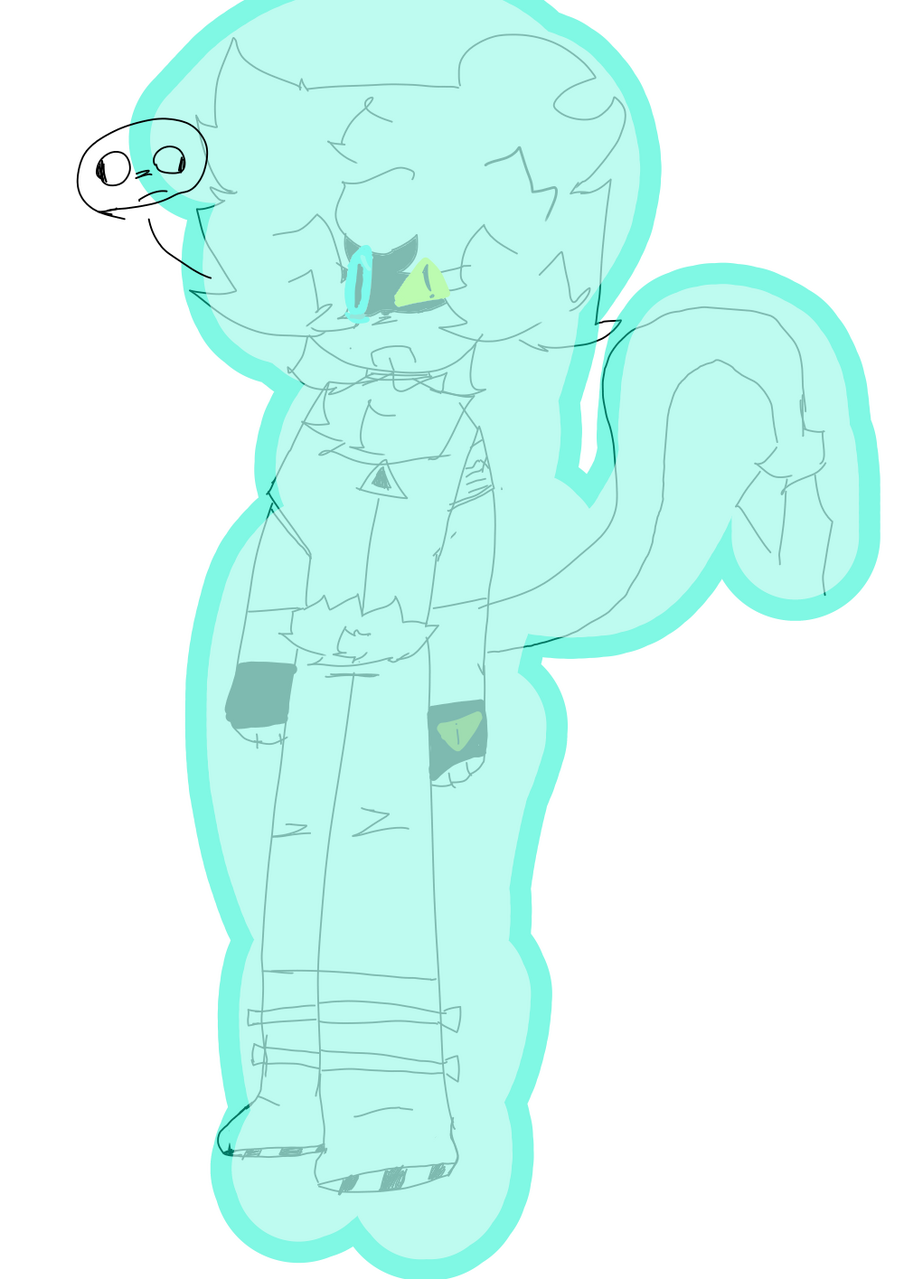 Uh...why so shocked? Illust of cat5bird medibangpaint Murder drones/ pop/ neon/ funny/