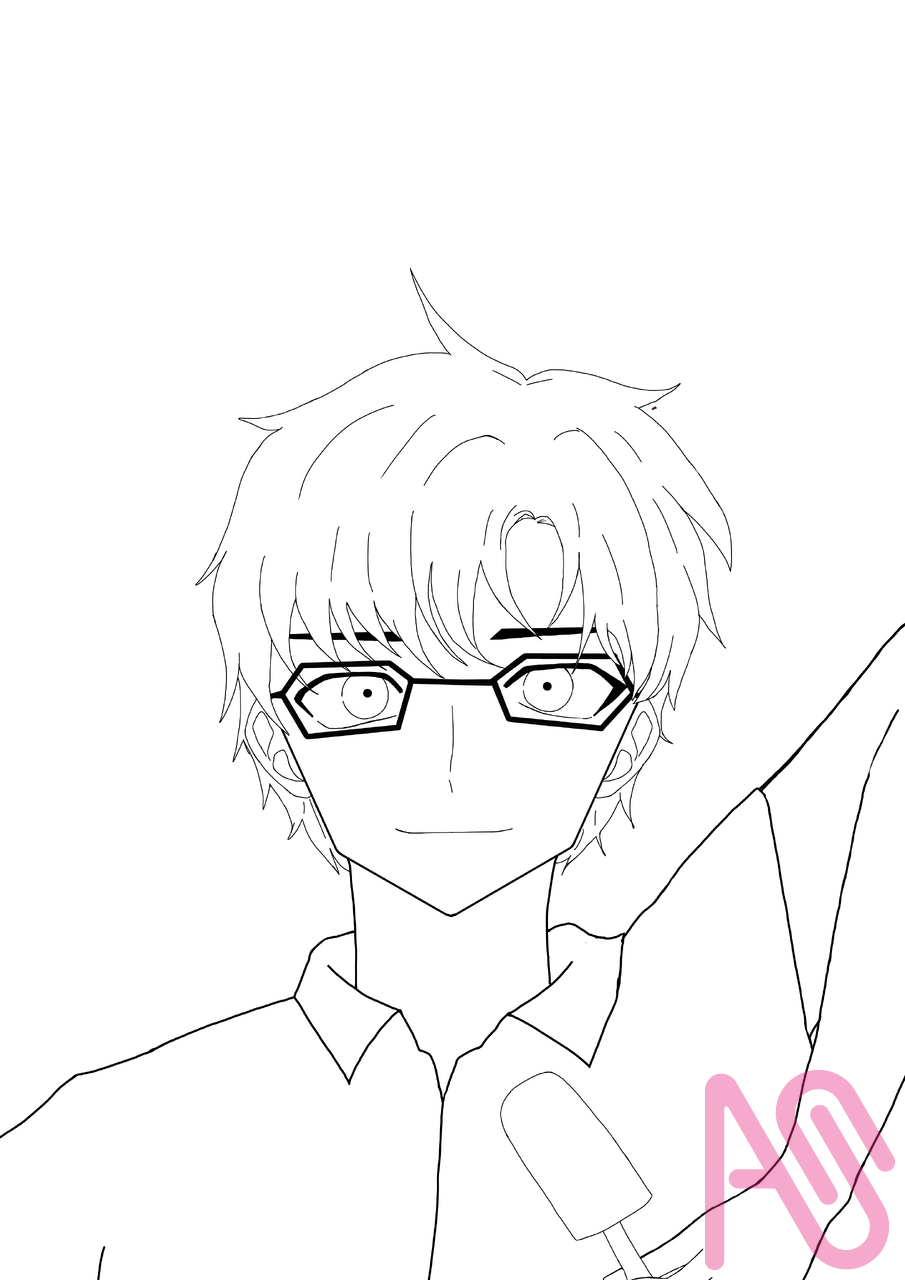 Three summer coloring pages – I hope you like them Illust of hoorx girl dark art anime original digital animeart قطة SummerContest