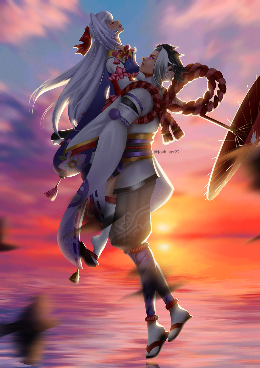 Kagura ❤ Vale 🌸🌪 Joshdraws_27 - Illustrations ART street