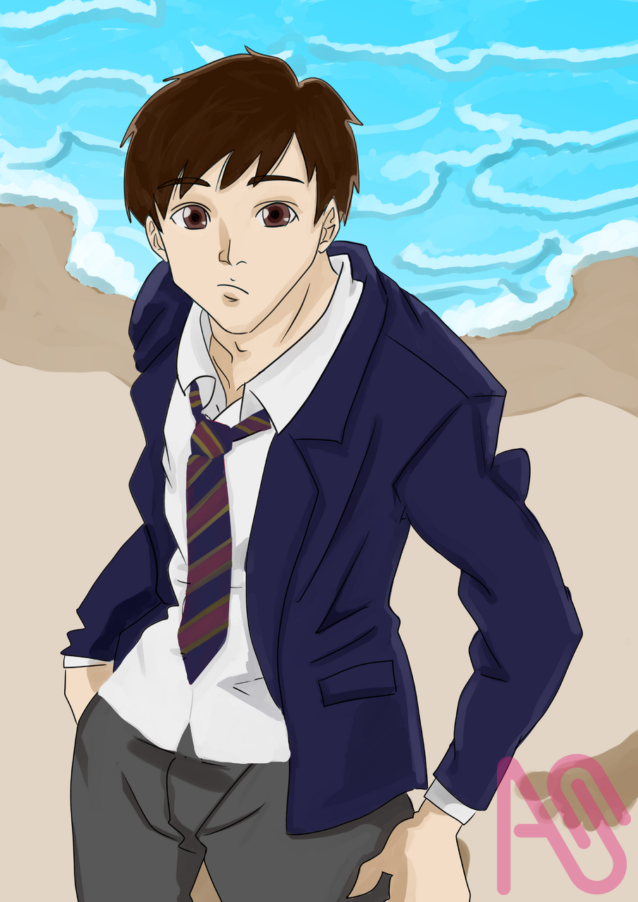 男子高校生 Illust of キナ 男子高校生