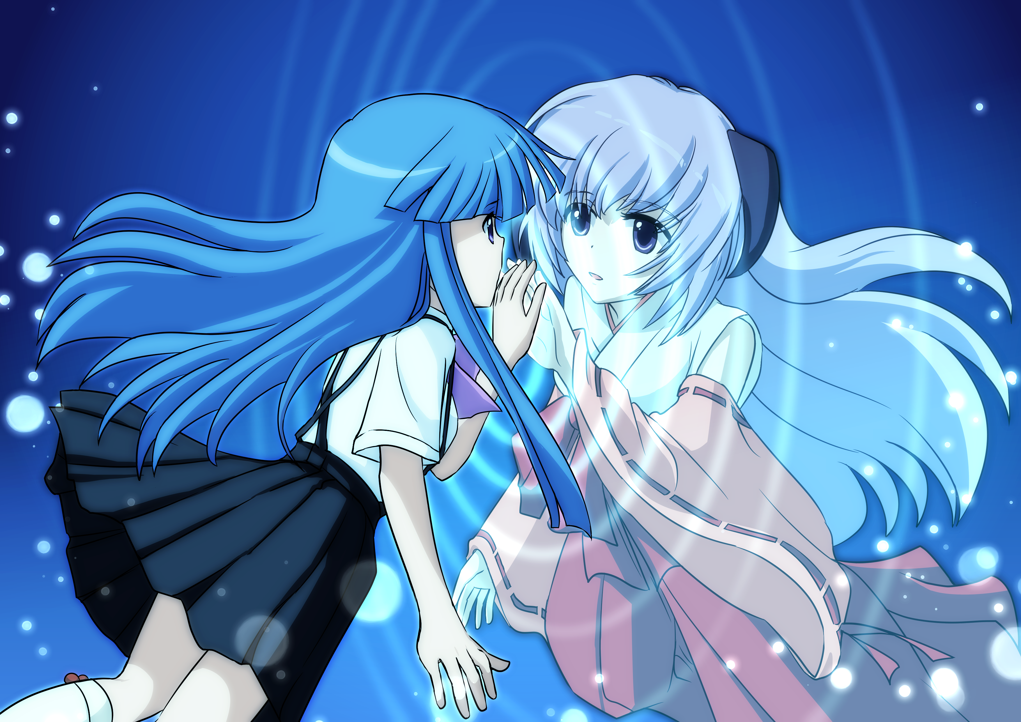 FANART】梨花と羽入/「ひぐらしのなく頃に」 吉山みかん