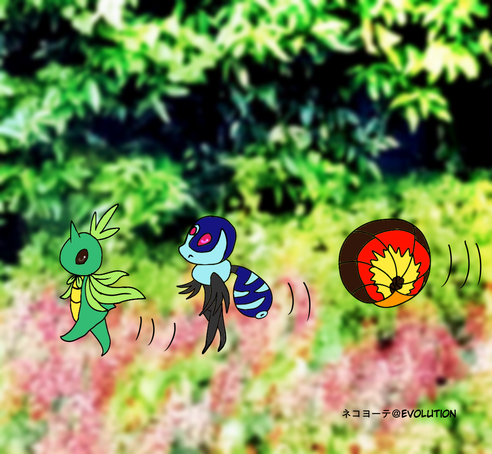 魔法昆虫マジックバグ Pixivevolution より ネッコヨーテ 元イカちまき イラスト Art Street アートストリート