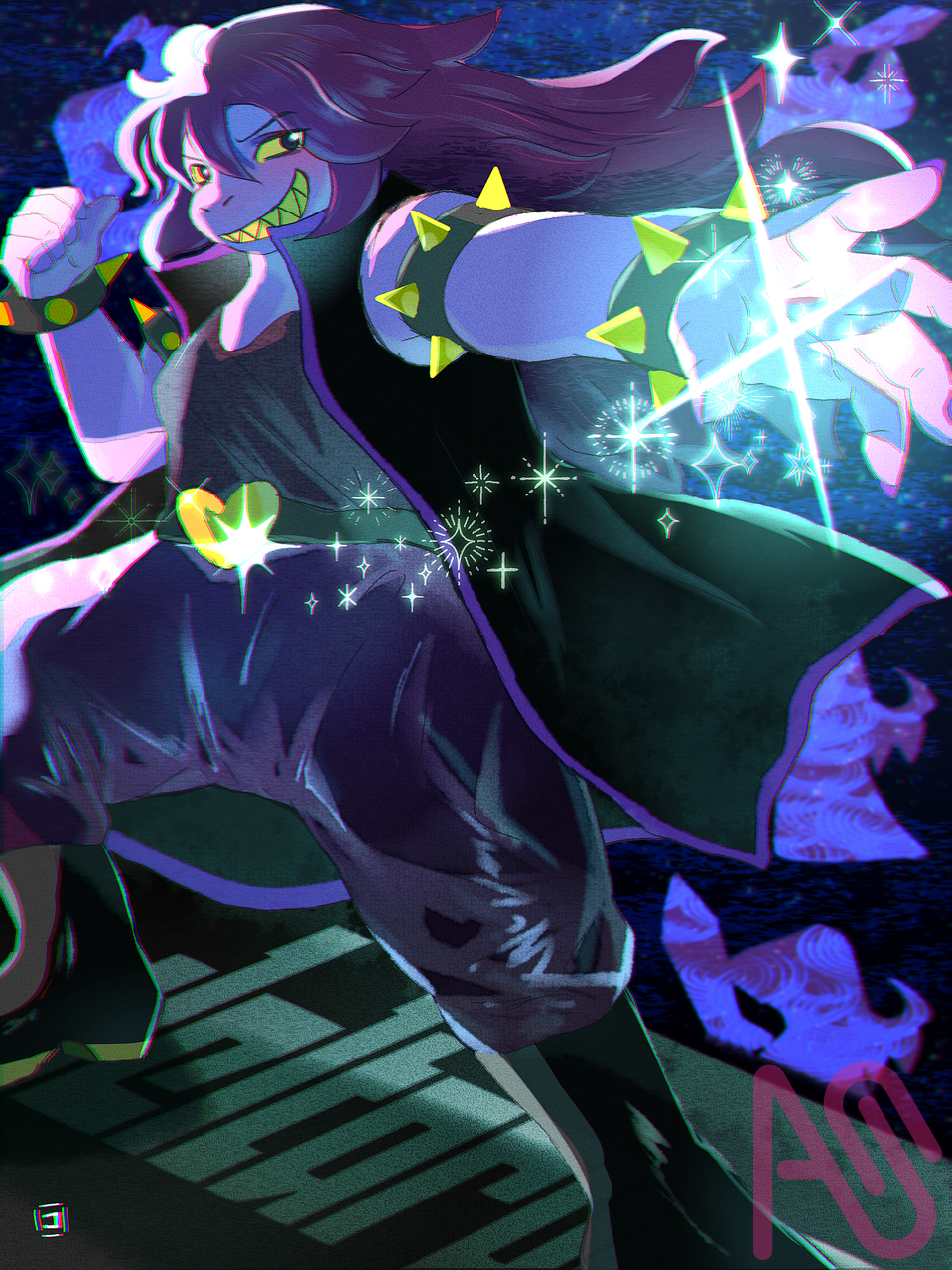 deltarune買いました記念絵 Illust of コカリス girl fanart 人外 illustration game 人外娘 Deltarune スージィ