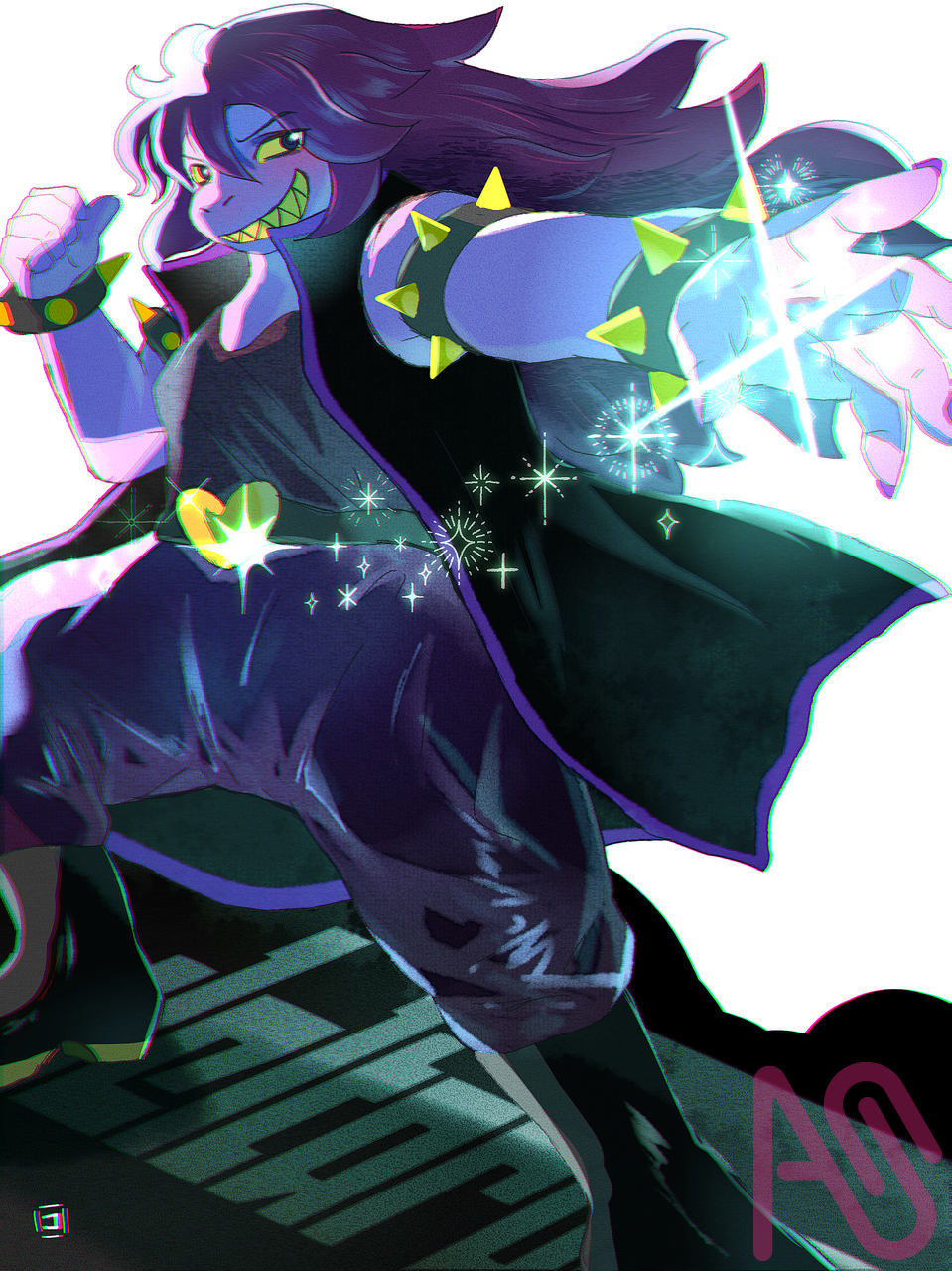 deltarune買いました記念絵 Illust of コカリス girl fanart 人外 illustration game 人外娘 Deltarune スージィ