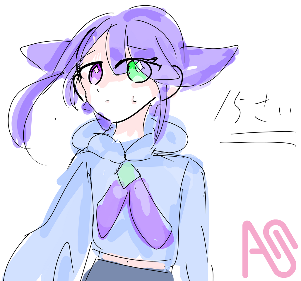 中間発表ー Illust of 冬華はる cute 代理