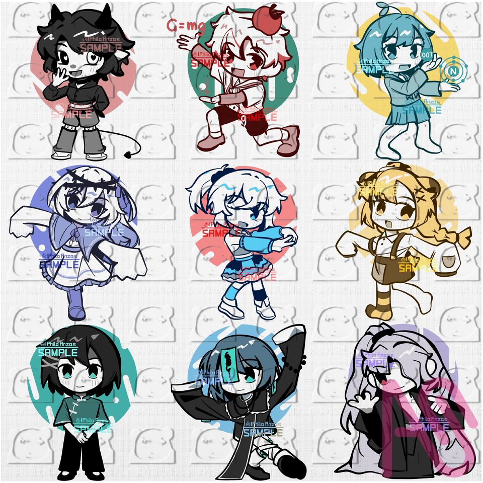 gifts Illust of Philo Anzas🇨🇳 fanfic art oc gift