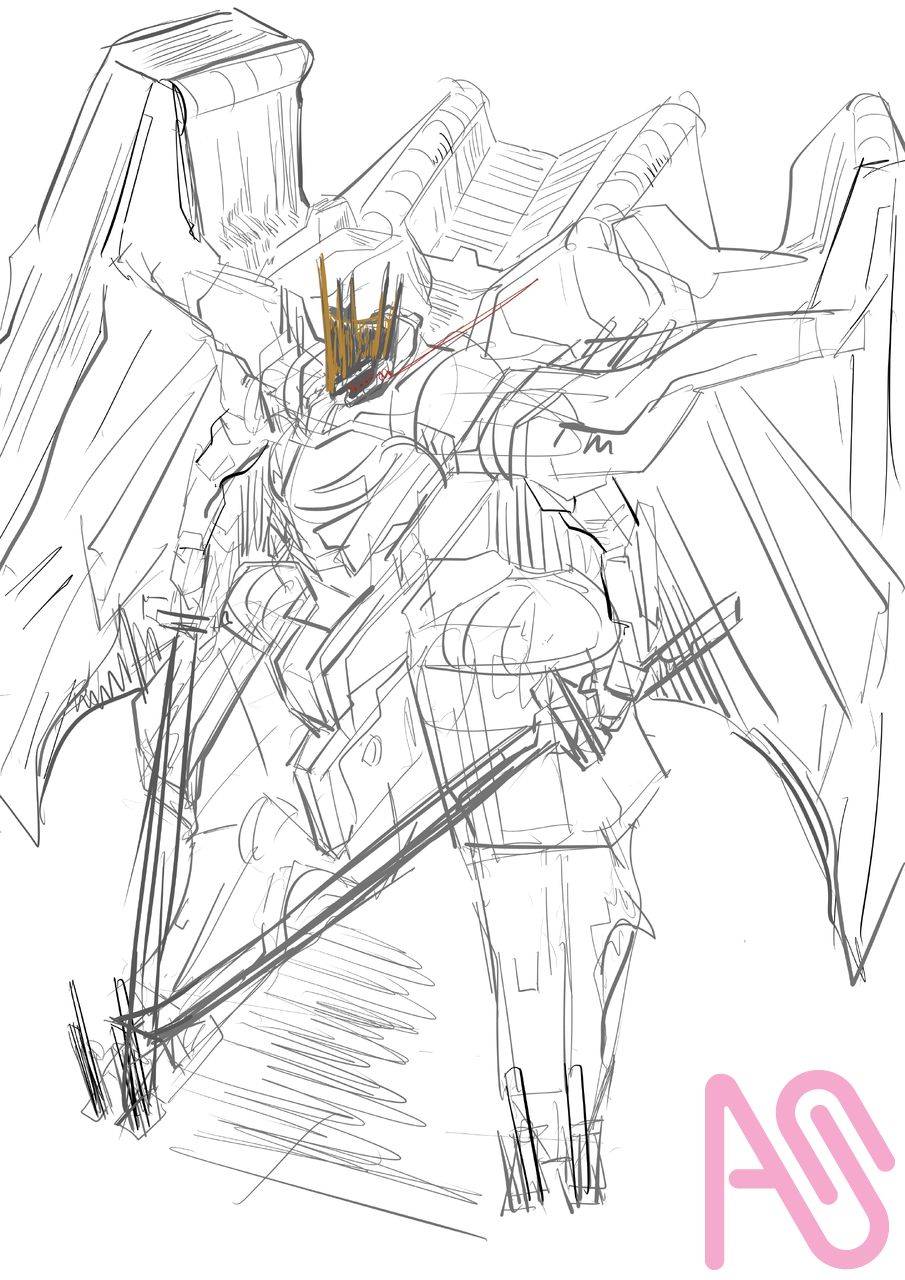 久しぶりの落書き Illust of イチゴ焼きそば 騎士 girl doodle original