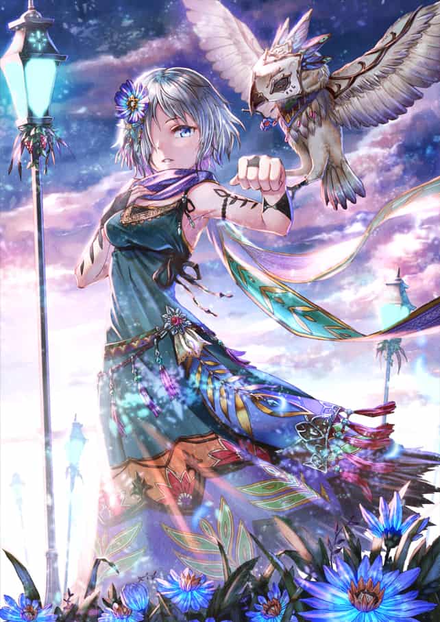 朝焼けに羽ばたく Syow イラスト Art Street アートストリート