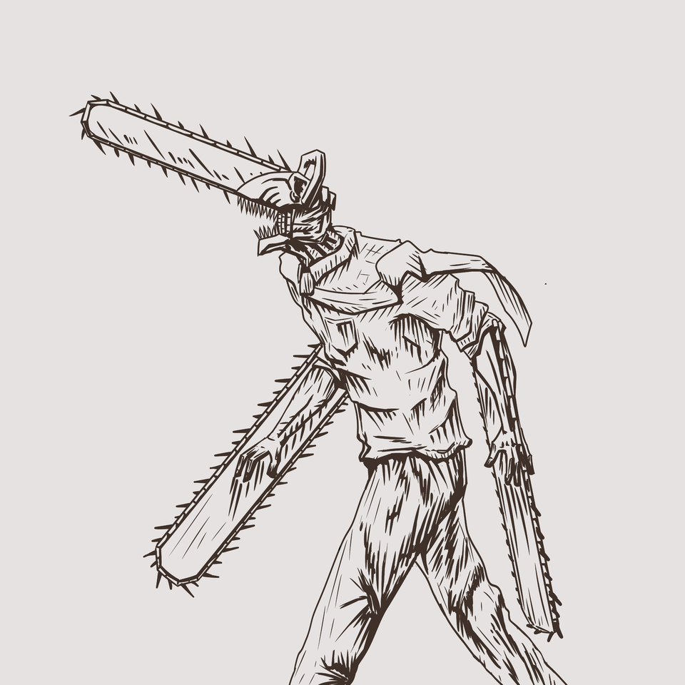 Chainsaw man ASKHOLE Illustrations ART Street
