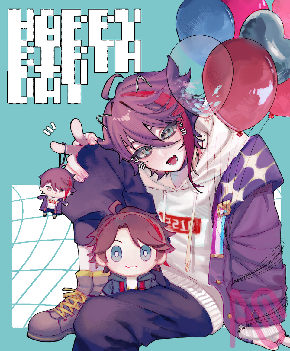 あちなおたおめ Illust of MAO にじさんじ さ絵ぐさ 二枚目だいすこ