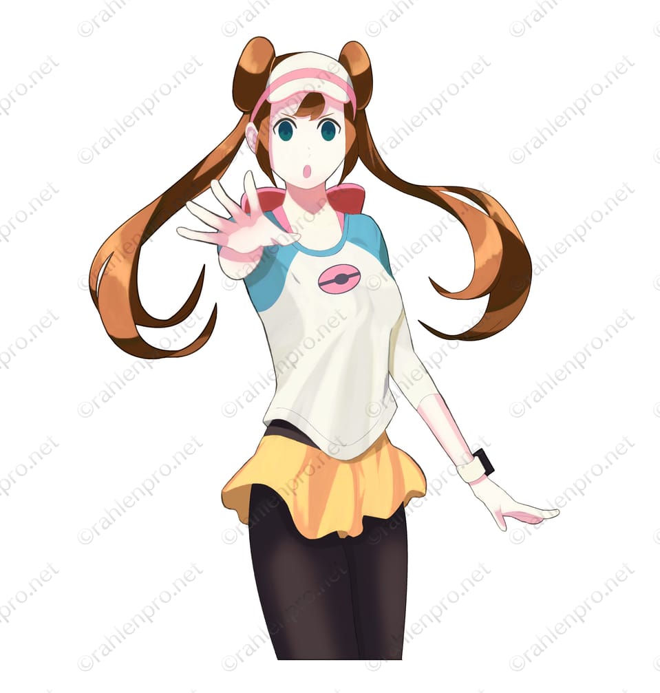 ポケモン アクリルフィギュア風 メイ ラーレン イラスト Art Street アートストリート