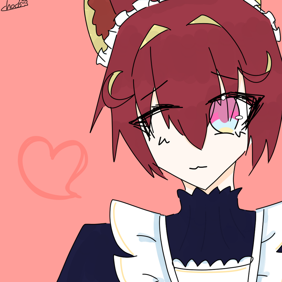 海ダイコンさんへ！！ Illust of chocoΣ(´Д｀ )🍫🧸🍀〈低浮上〉 medibangpaint お礼イラスト 💙🌊 海ダイコンさんへ