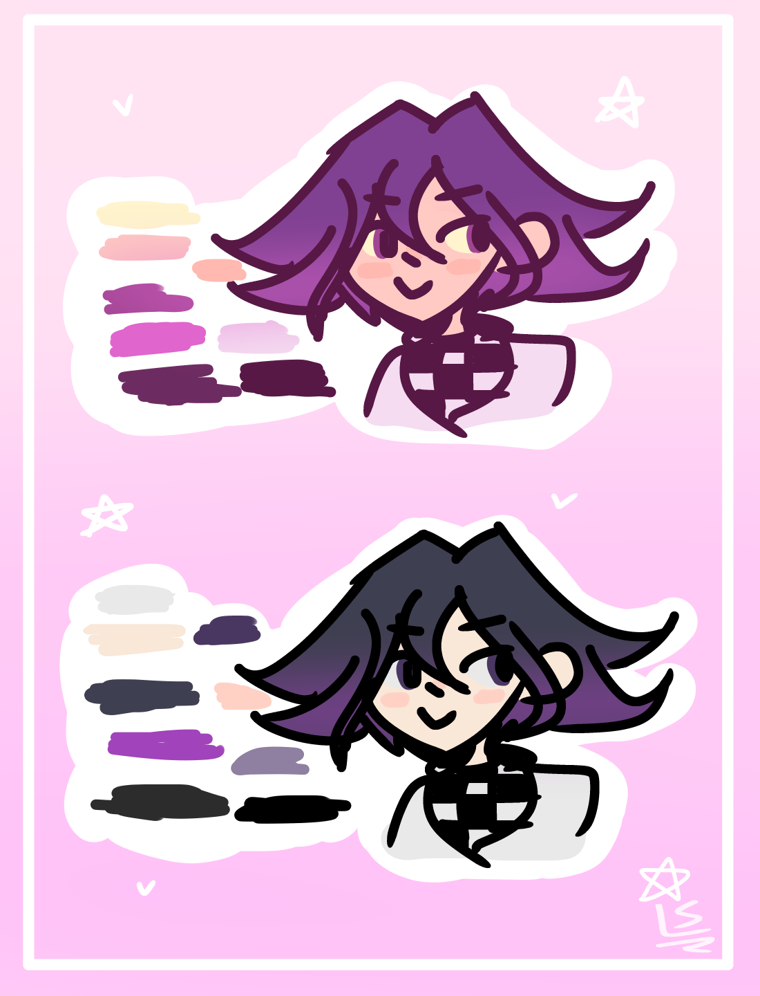 Color Palette I use for Kokichi now Lani_Salami (tape?) Illustrations