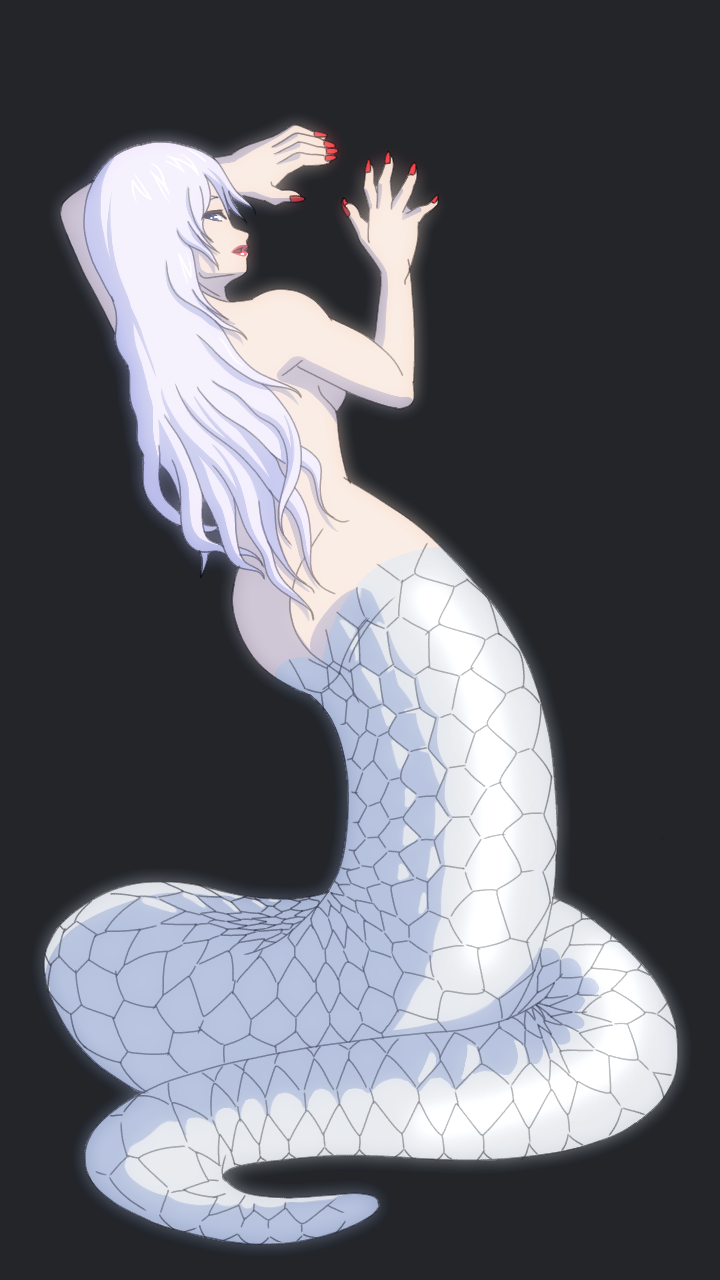 白蛇女 むらさきかせい イラスト Art Street アートストリート 白蛇女 むらさきかせい イラスト Art Street アートストリート