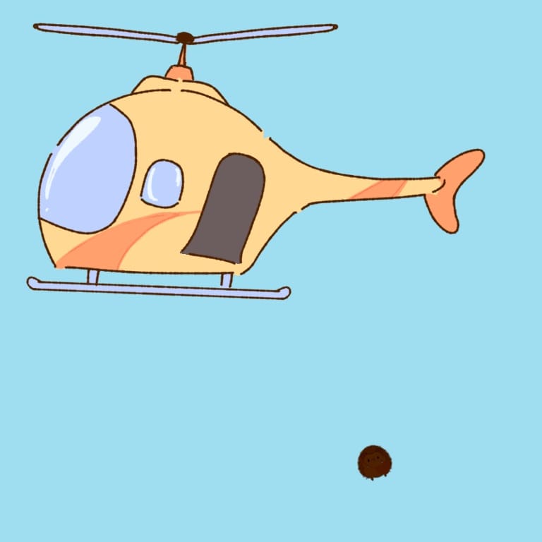 ヘリコプターの日 Yayako イラスト Art Street アートストリート