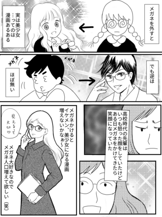 メガネなお話 Chisatowatase Comics Art Street