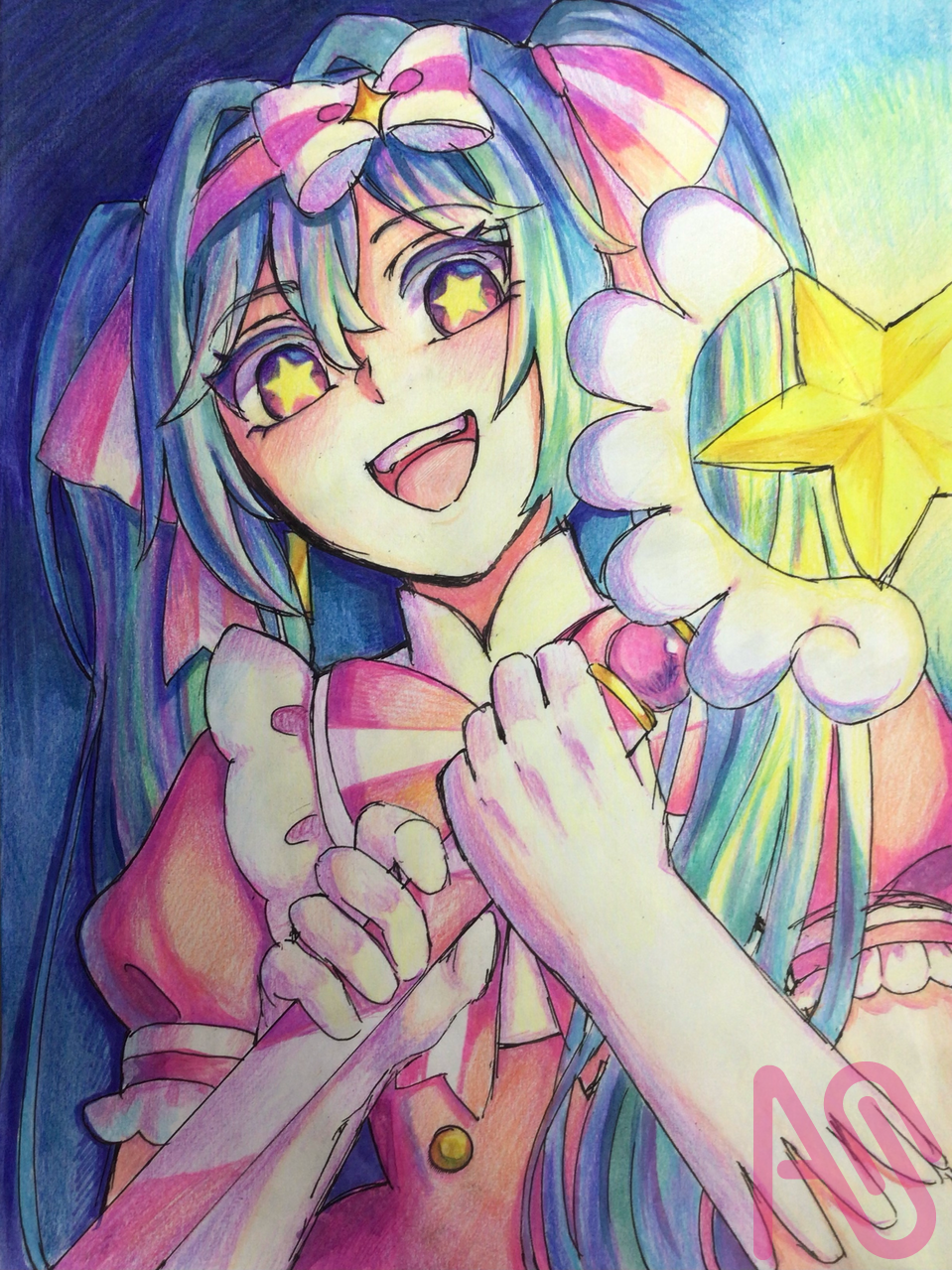 来世でまた会お☆ Illust of きむちーーず fanart hatsunemiku VOCALOID いますぐ輪廻