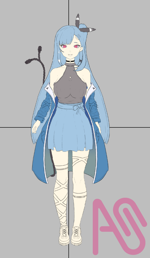 Vivian Illust of pechin oc digitalpainting cutegirl characterdesign Vivian virtual_YouTuber