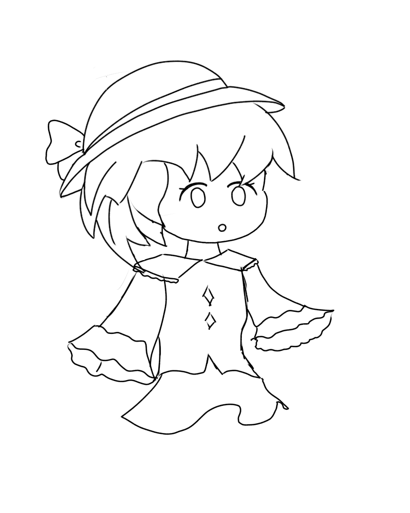 二日目のこいしちゃん Illust of てんぐぅ medibangpaint Touhou_Project 古明地こいし WIP