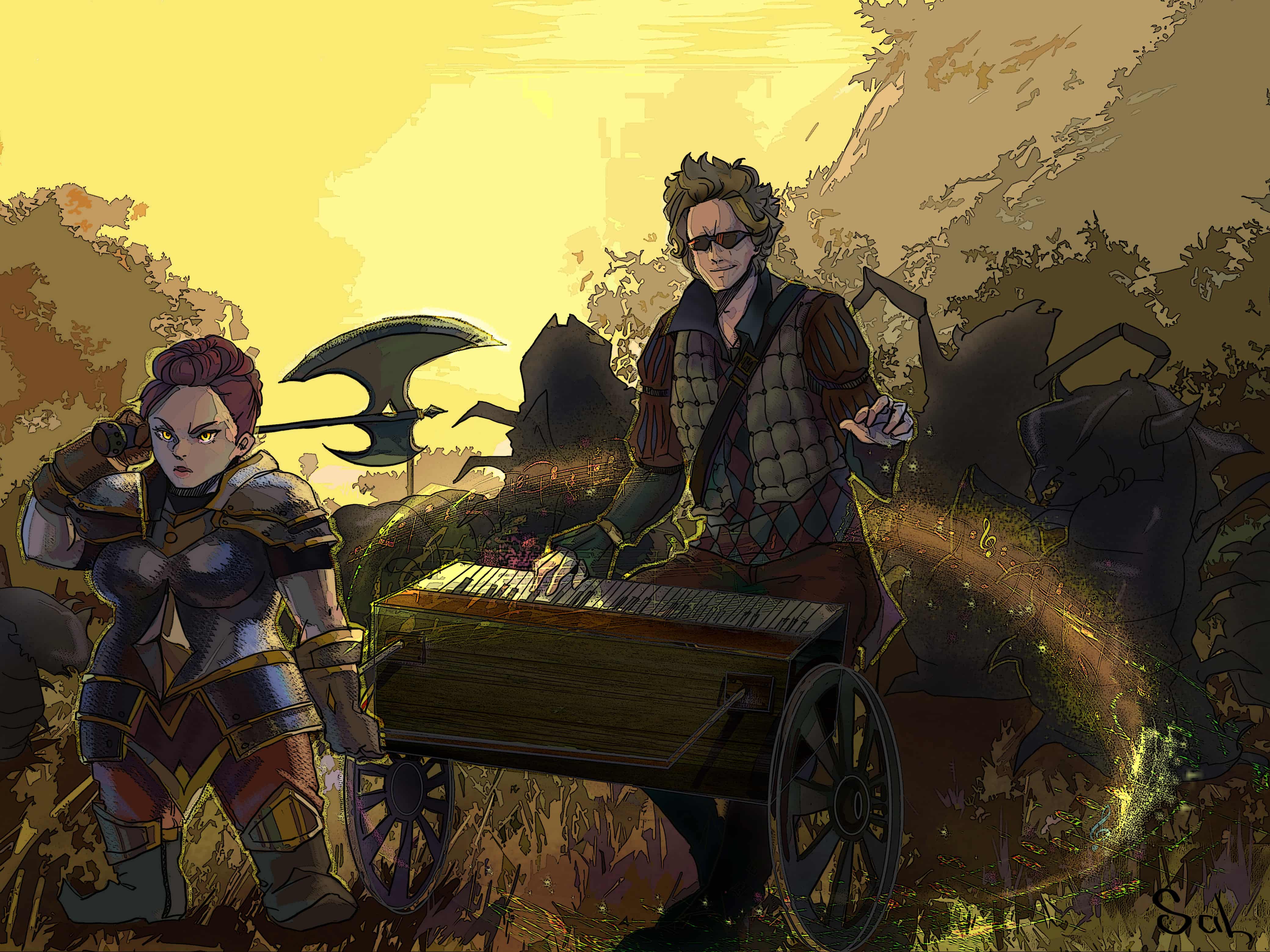 Divinity 2 Salamandra San Illustrations ART street