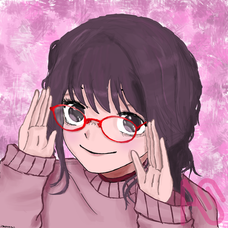 Waguriiii, practicing colouring  Illust of JenderDraws girl fanart anime cute digitaldrawing español kawaiigirl digitalillustration Argentina waguri
