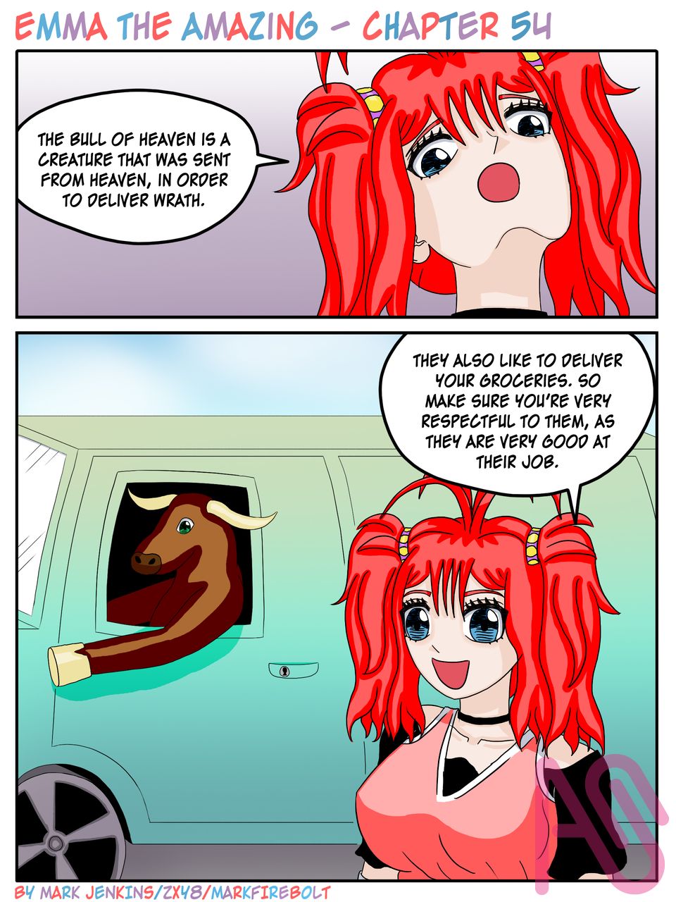 Emma the Amazing - Chapter 54 Illust of zxy8 Comics drawing woman art anime manga oc color colour practice