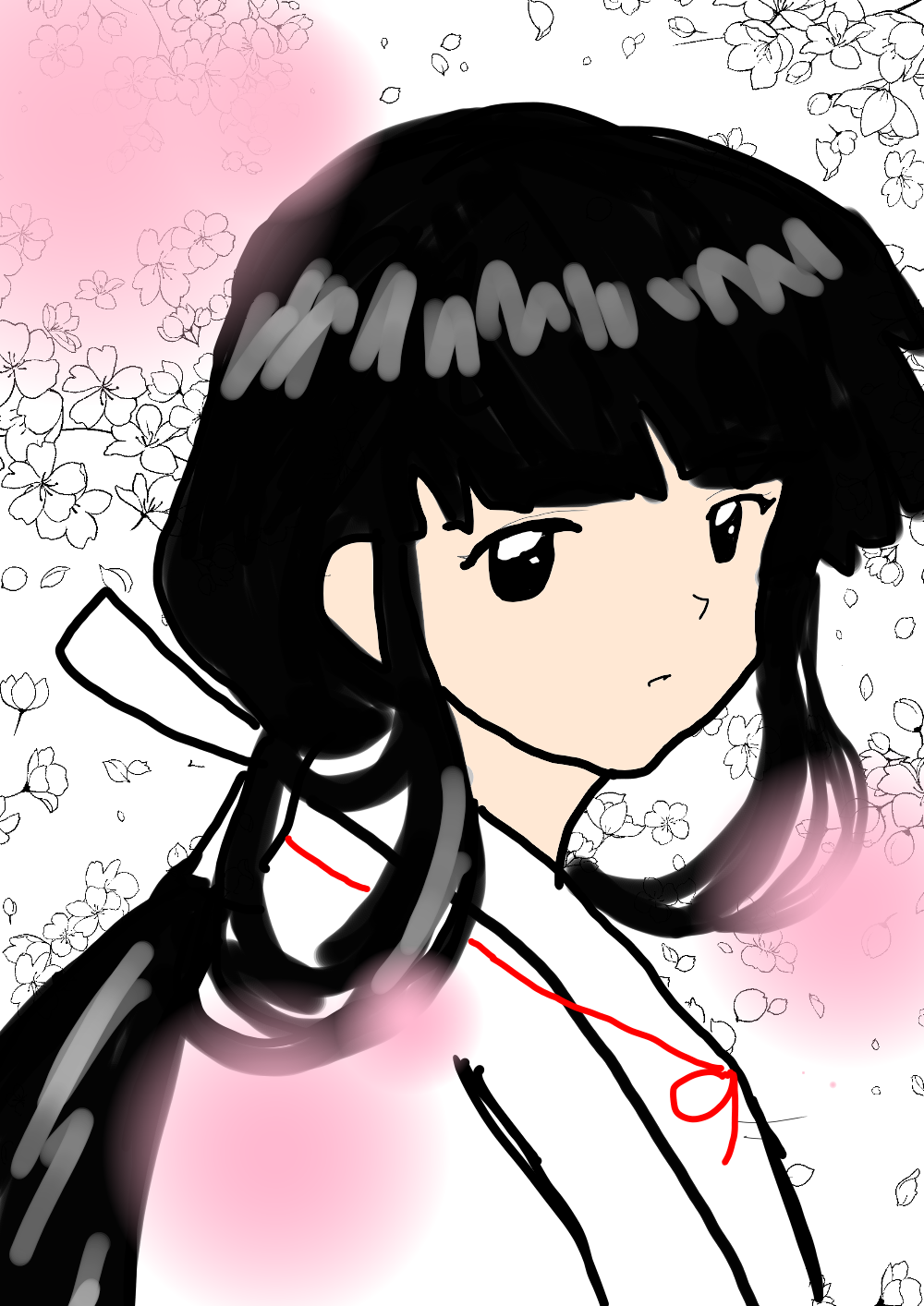 桔梗 犬夜叉 あこ イラスト Art Street アートストリート