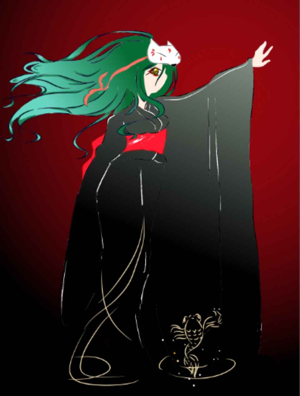 着物の女の子 カカオ豆 イラスト Art Street アートストリート