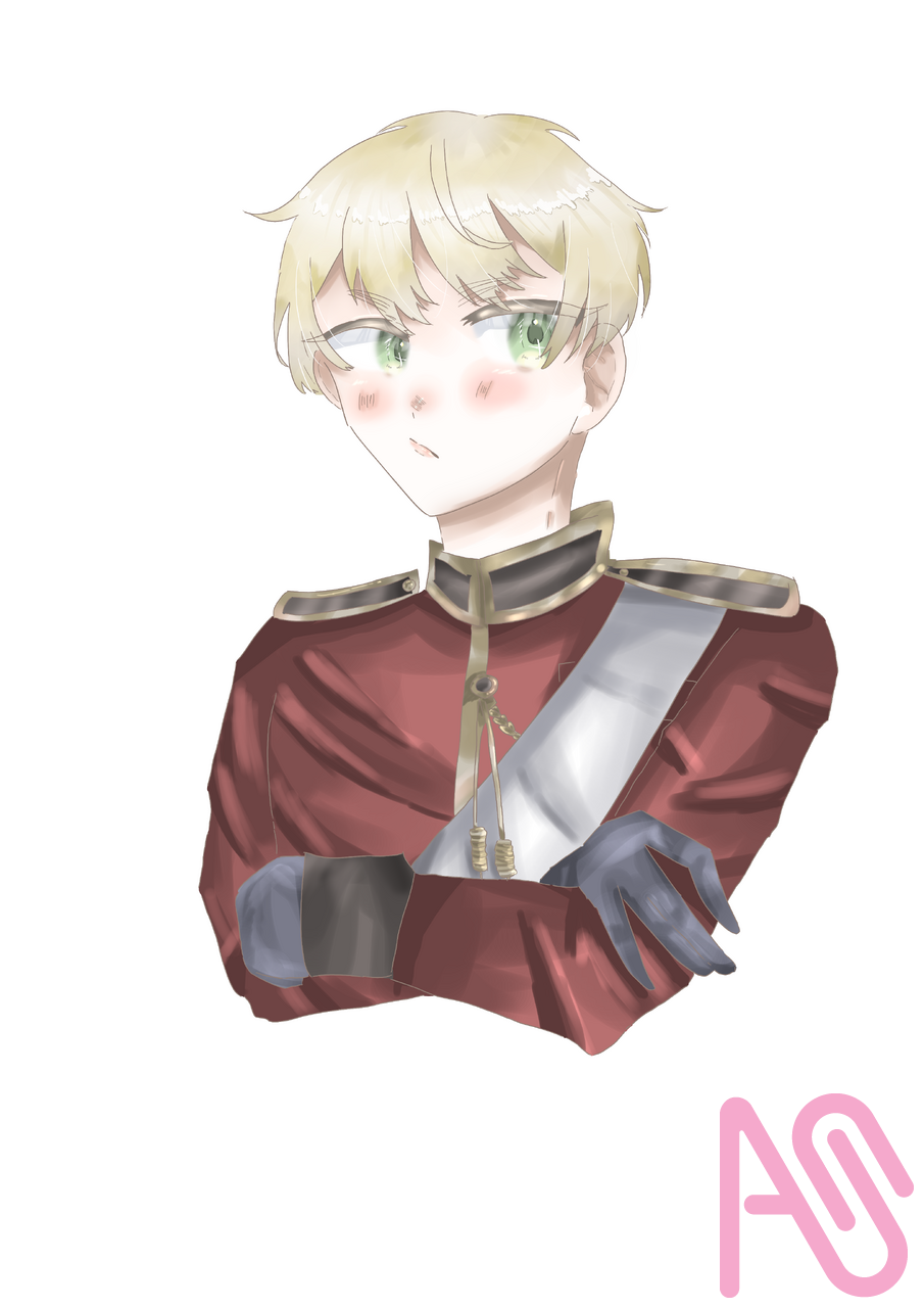 ヘタミュのうちわ用イラスト！ Illust of &night イギリス APH 可愛い男の子 ヘタミュ