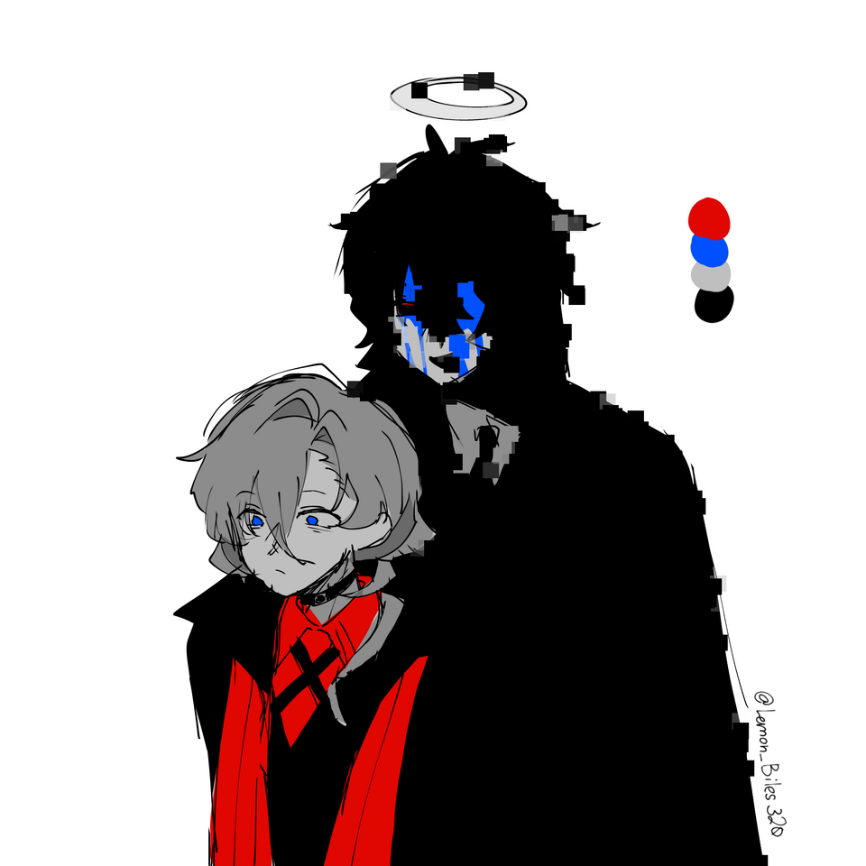 Illust of Biles 太宰治 中原中也 fanfic Bungo_Stray_Dogs rkgk ibispaint 太中