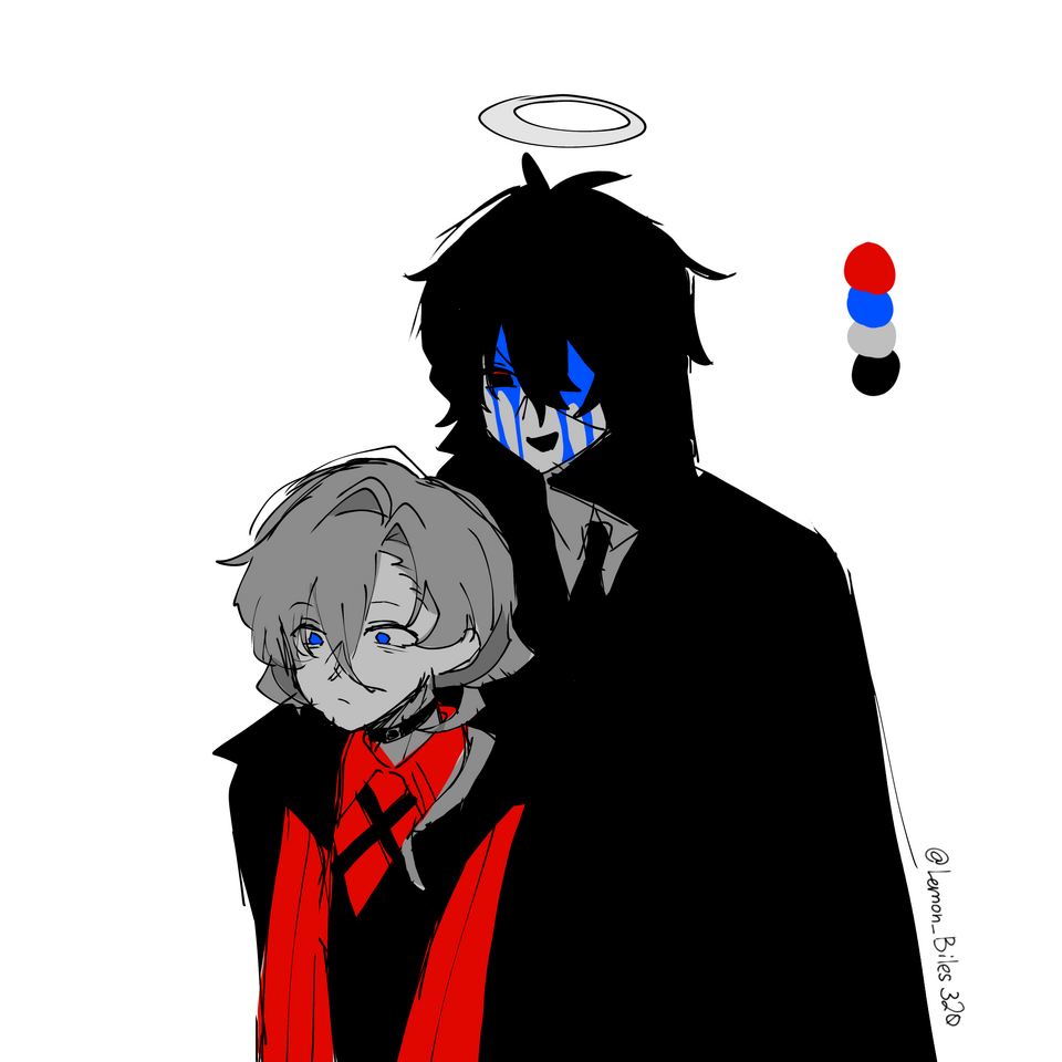 Illust of Biles 太宰治 中原中也 fanfic Bungo_Stray_Dogs rkgk ibispaint 太中