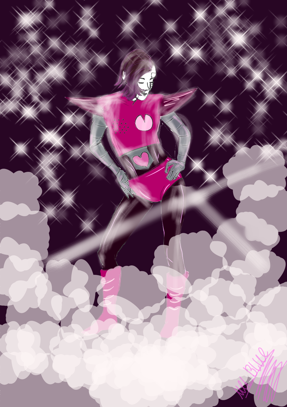 Mettaton :D Mel Blueberry - 插图 ART street