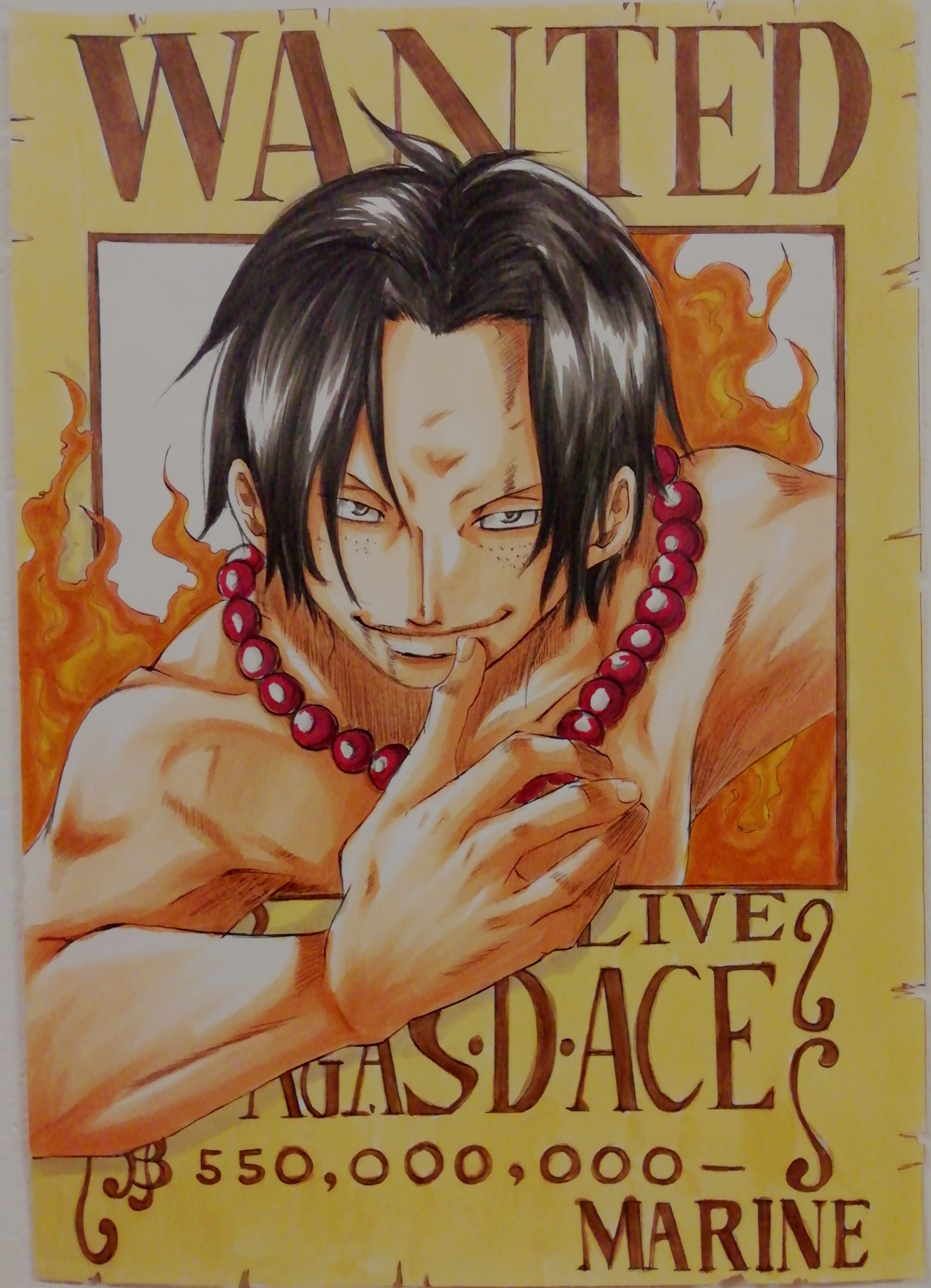 未使用】ONE PIECE 海軍発行公式手配書 白ひげ海賊団【匿名配送】 未