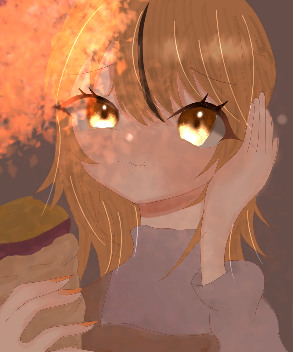 秋の彩り(タップ必須) Illust of 魚黒橙@代選中 oc 代理 下手くそすぎて草 色使い汚なw